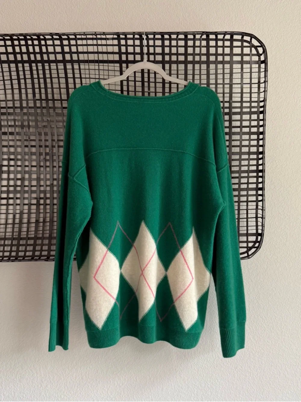 Free people Addie Argyle Cashmere Pullover